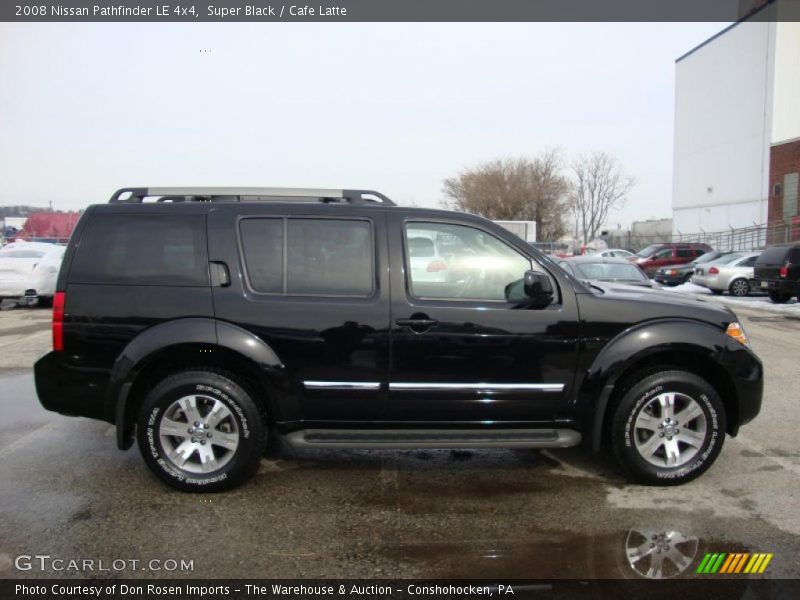Super Black / Cafe Latte 2008 Nissan Pathfinder LE 4x4
