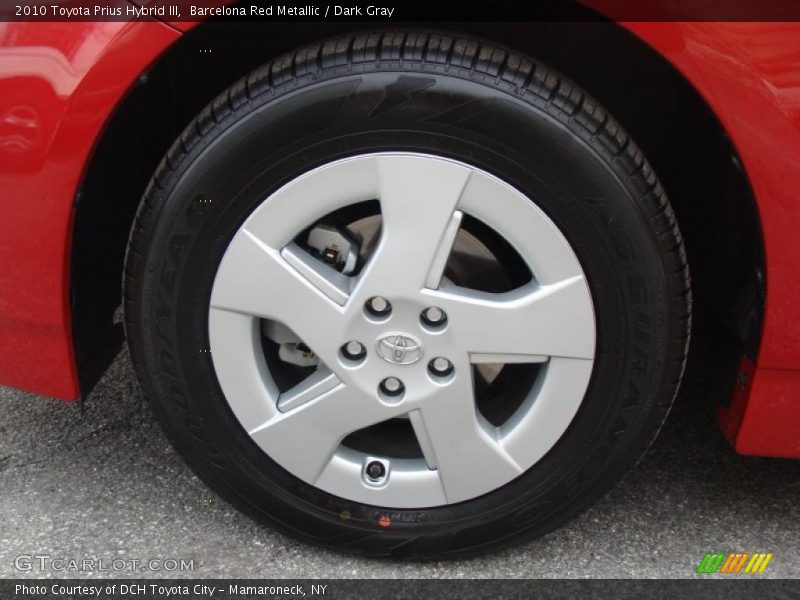 Barcelona Red Metallic / Dark Gray 2010 Toyota Prius Hybrid III