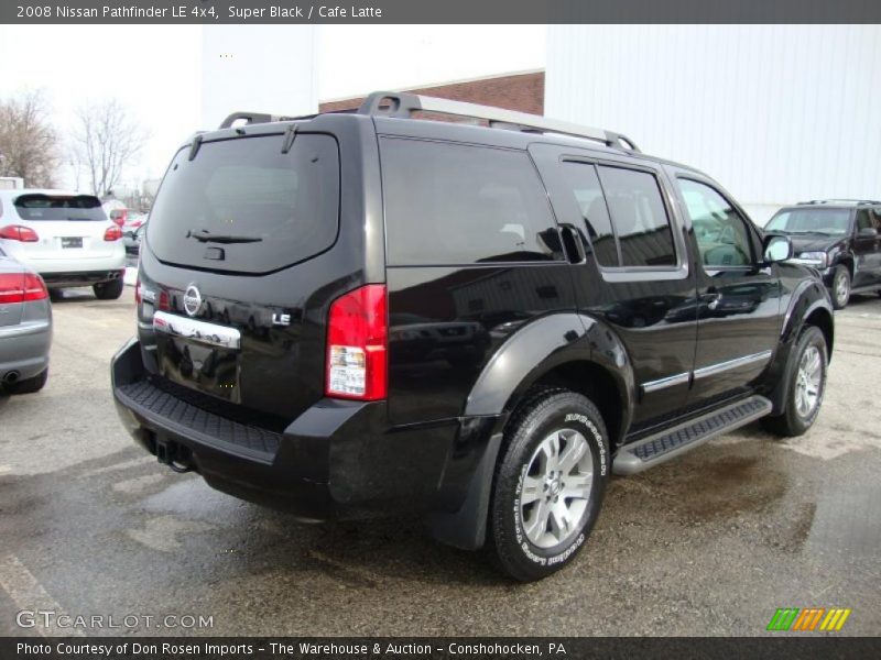 Super Black / Cafe Latte 2008 Nissan Pathfinder LE 4x4