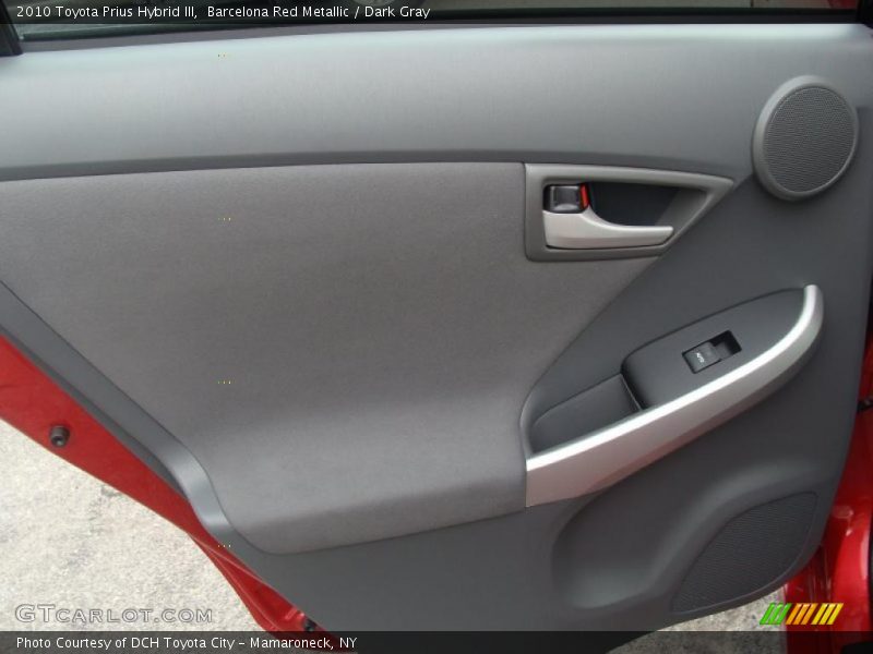 Barcelona Red Metallic / Dark Gray 2010 Toyota Prius Hybrid III