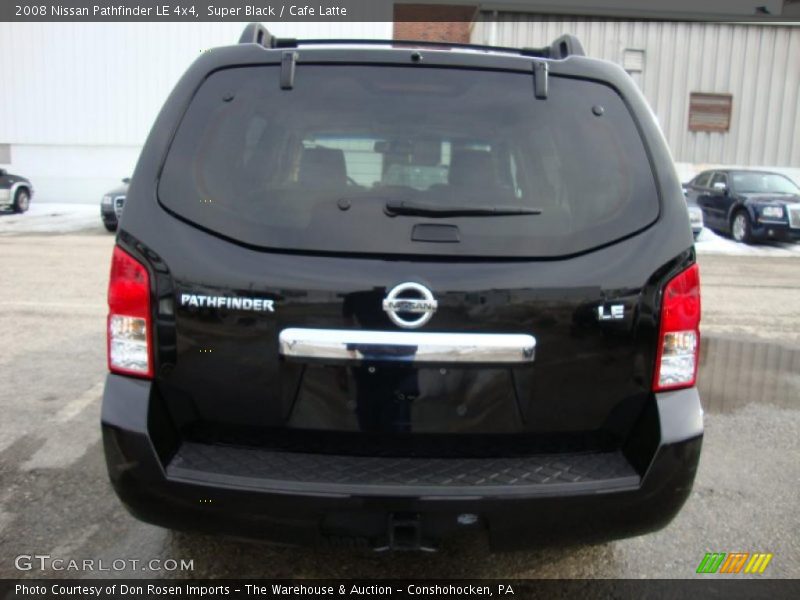 Super Black / Cafe Latte 2008 Nissan Pathfinder LE 4x4