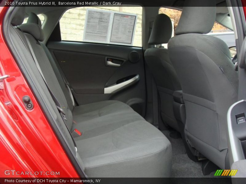 Barcelona Red Metallic / Dark Gray 2010 Toyota Prius Hybrid III