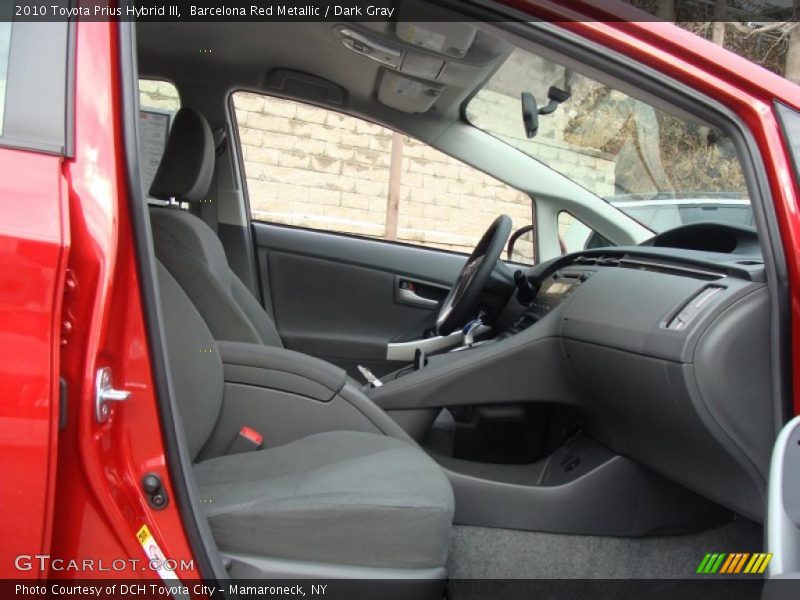 Barcelona Red Metallic / Dark Gray 2010 Toyota Prius Hybrid III