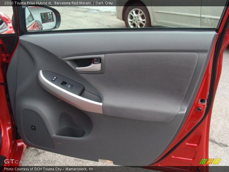 Barcelona Red Metallic / Dark Gray 2010 Toyota Prius Hybrid III