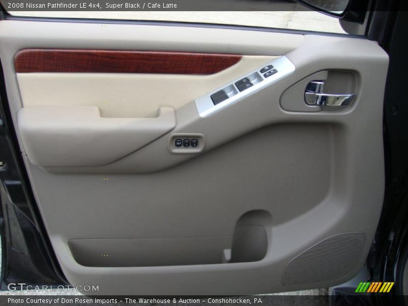 Super Black / Cafe Latte 2008 Nissan Pathfinder LE 4x4