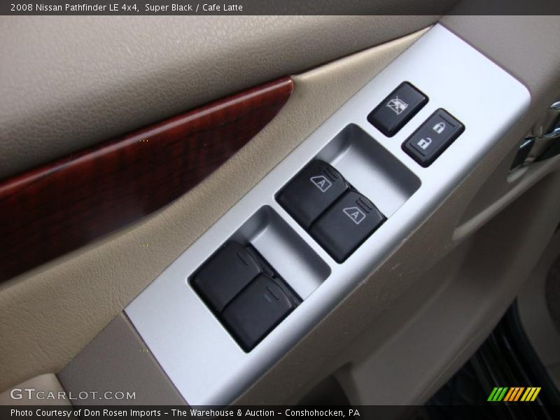 Super Black / Cafe Latte 2008 Nissan Pathfinder LE 4x4