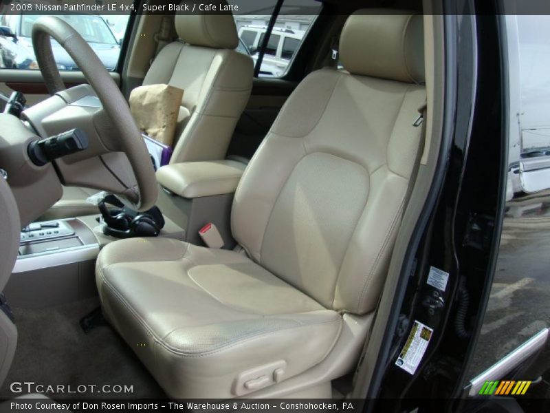 Super Black / Cafe Latte 2008 Nissan Pathfinder LE 4x4