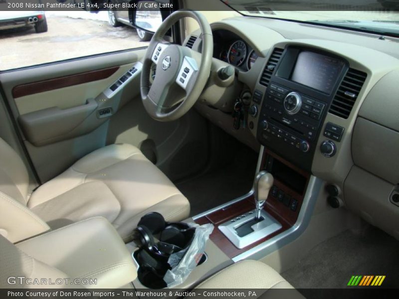Super Black / Cafe Latte 2008 Nissan Pathfinder LE 4x4