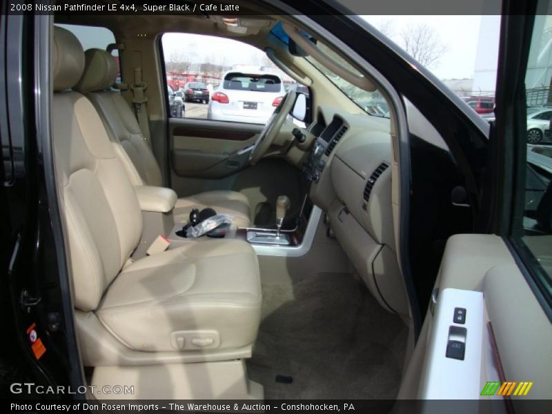 Super Black / Cafe Latte 2008 Nissan Pathfinder LE 4x4