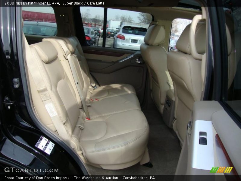 Super Black / Cafe Latte 2008 Nissan Pathfinder LE 4x4