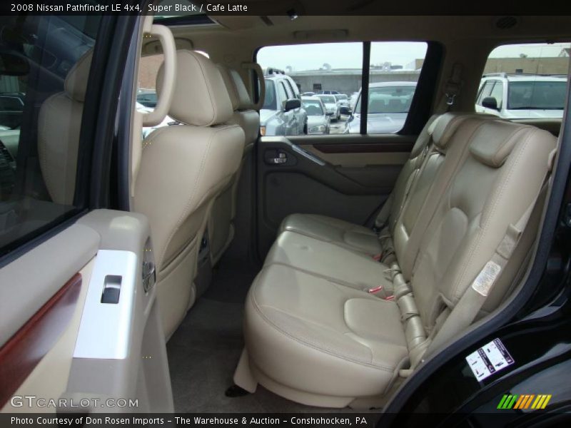 Super Black / Cafe Latte 2008 Nissan Pathfinder LE 4x4