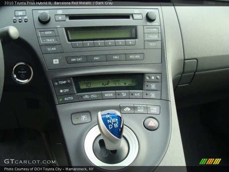 Barcelona Red Metallic / Dark Gray 2010 Toyota Prius Hybrid III