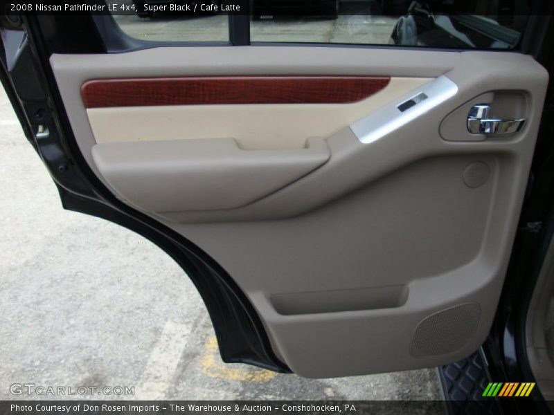 Super Black / Cafe Latte 2008 Nissan Pathfinder LE 4x4