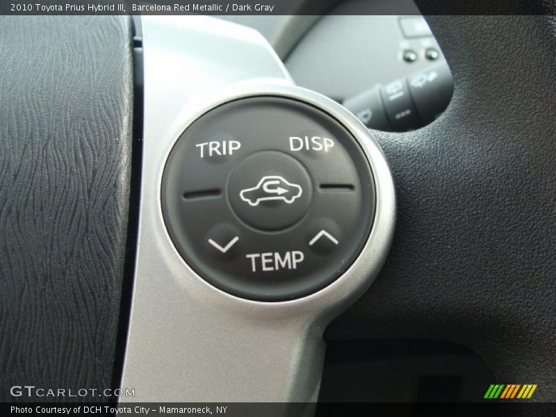 Barcelona Red Metallic / Dark Gray 2010 Toyota Prius Hybrid III