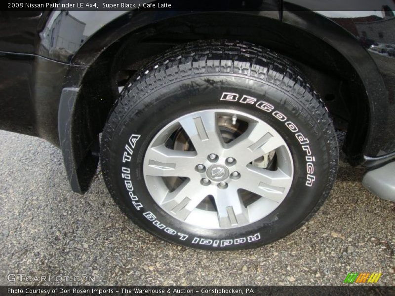 Super Black / Cafe Latte 2008 Nissan Pathfinder LE 4x4