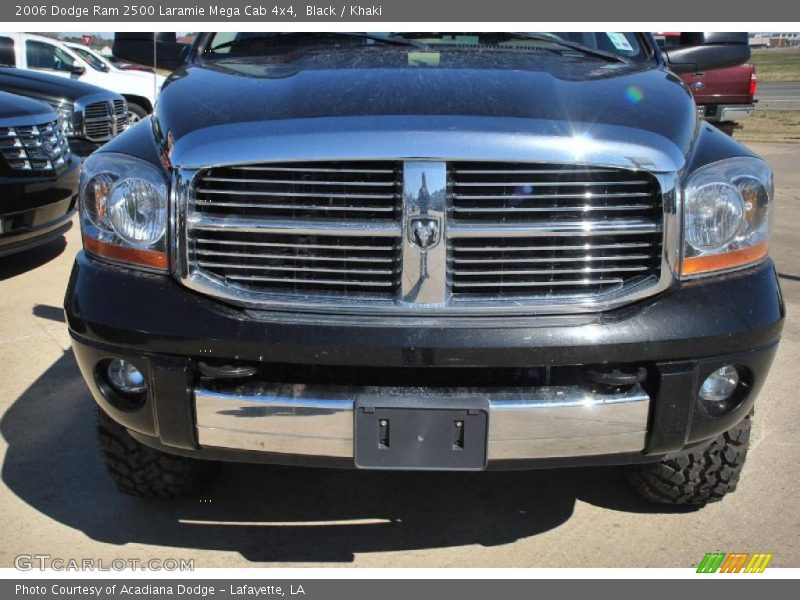 Black / Khaki 2006 Dodge Ram 2500 Laramie Mega Cab 4x4