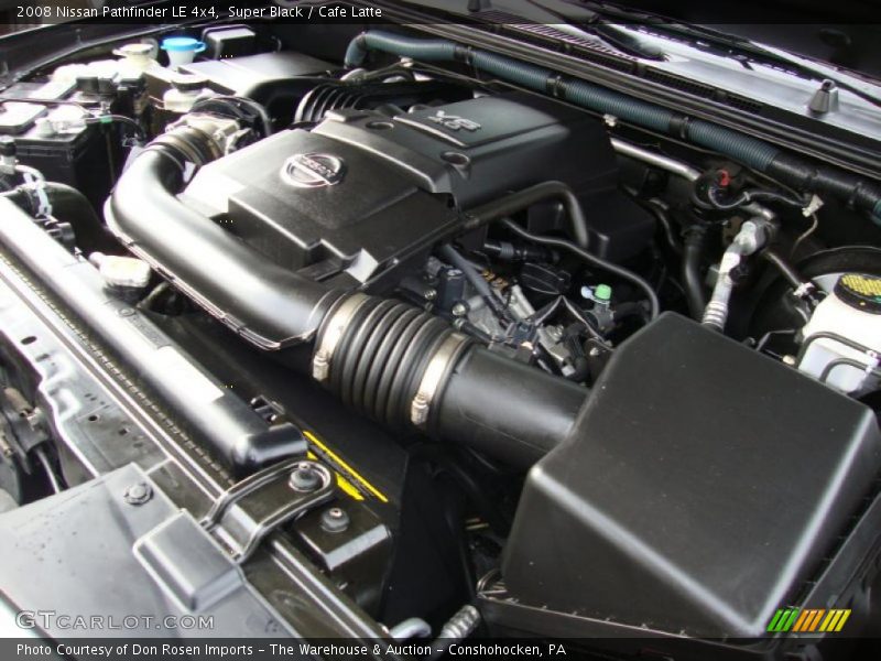 Super Black / Cafe Latte 2008 Nissan Pathfinder LE 4x4