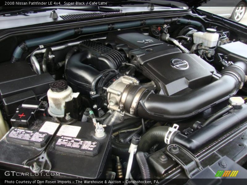 Super Black / Cafe Latte 2008 Nissan Pathfinder LE 4x4