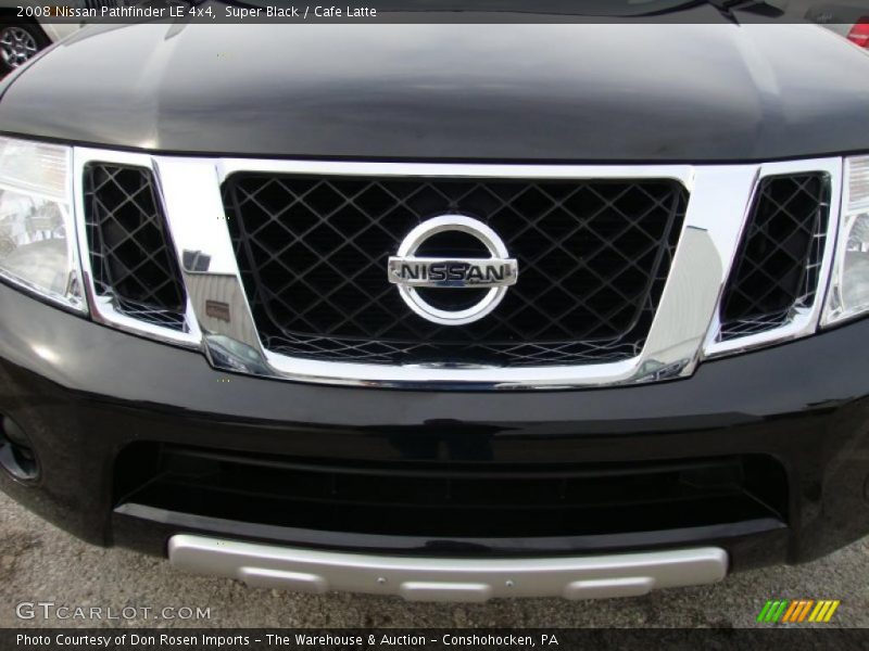 Super Black / Cafe Latte 2008 Nissan Pathfinder LE 4x4