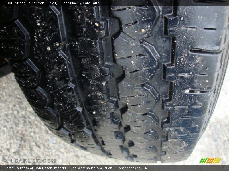 Super Black / Cafe Latte 2008 Nissan Pathfinder LE 4x4
