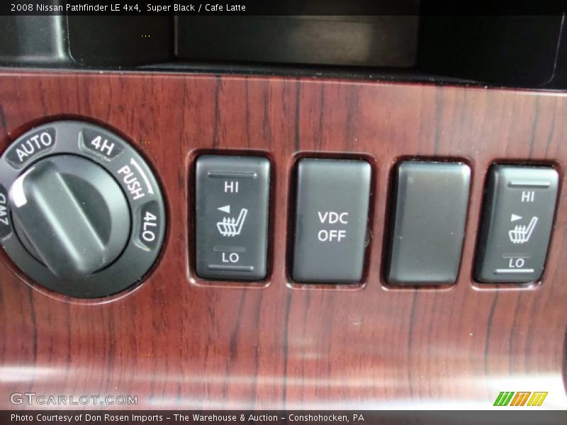 Super Black / Cafe Latte 2008 Nissan Pathfinder LE 4x4