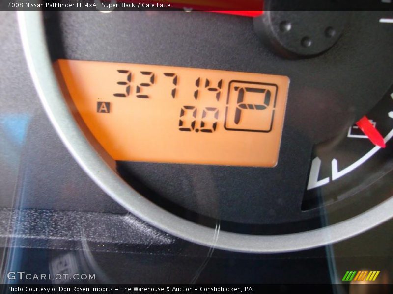 Super Black / Cafe Latte 2008 Nissan Pathfinder LE 4x4