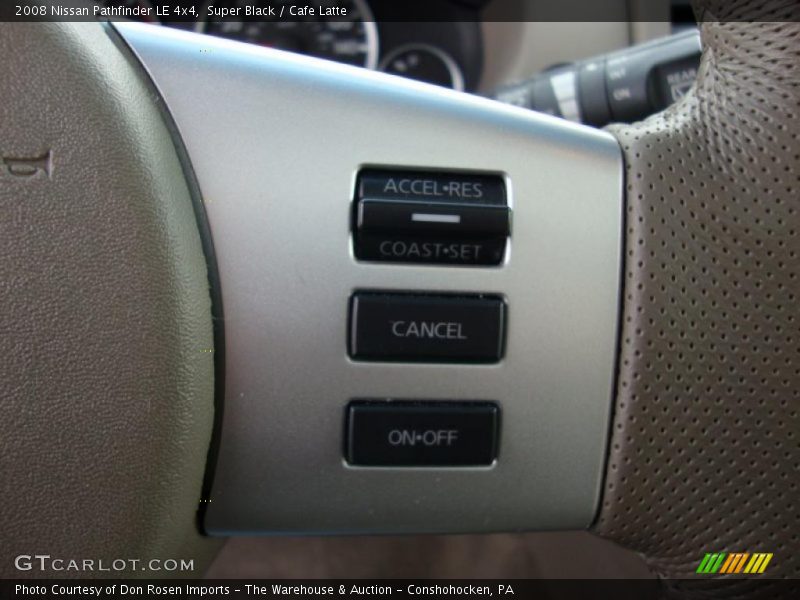 Super Black / Cafe Latte 2008 Nissan Pathfinder LE 4x4