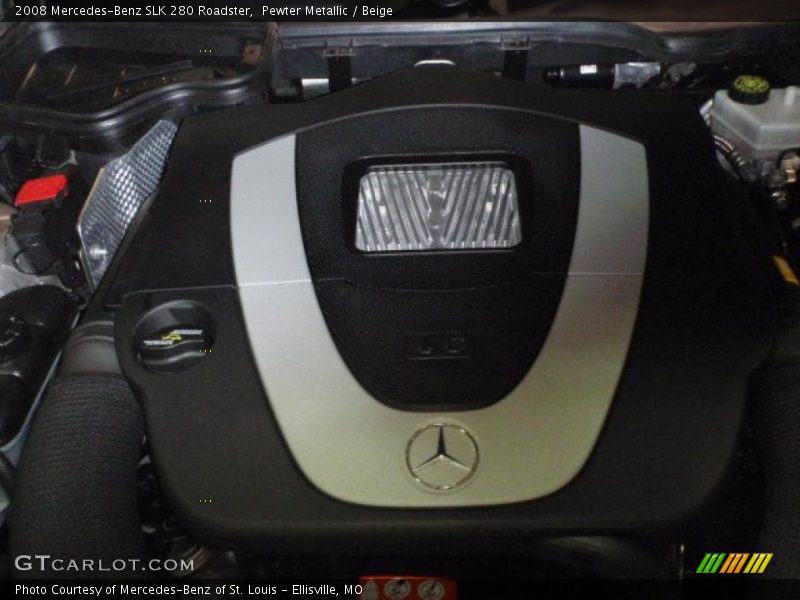 Pewter Metallic / Beige 2008 Mercedes-Benz SLK 280 Roadster