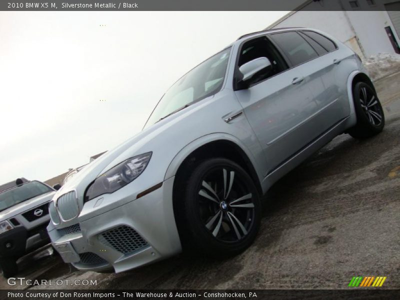 Silverstone Metallic / Black 2010 BMW X5 M