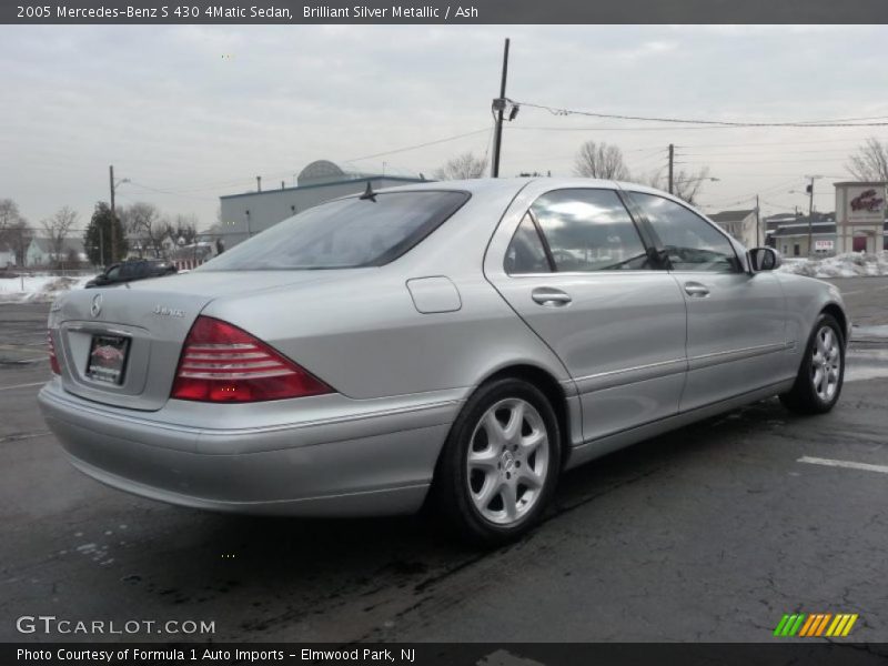 Brilliant Silver Metallic / Ash 2005 Mercedes-Benz S 430 4Matic Sedan