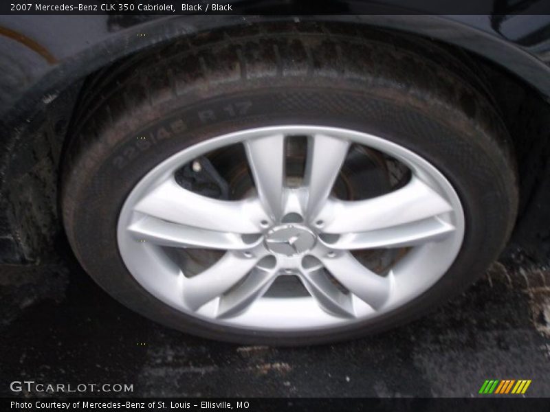 Black / Black 2007 Mercedes-Benz CLK 350 Cabriolet