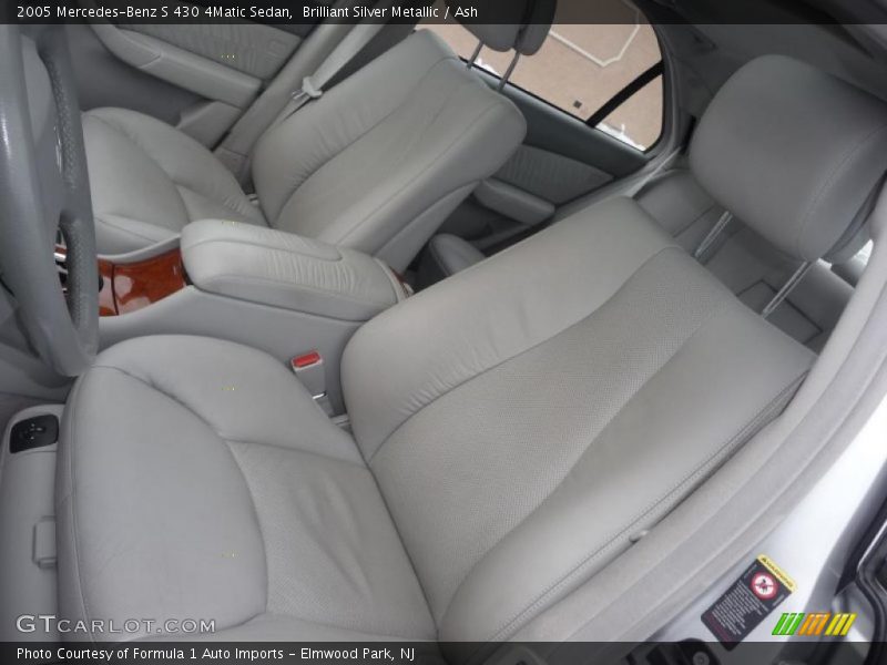 Brilliant Silver Metallic / Ash 2005 Mercedes-Benz S 430 4Matic Sedan