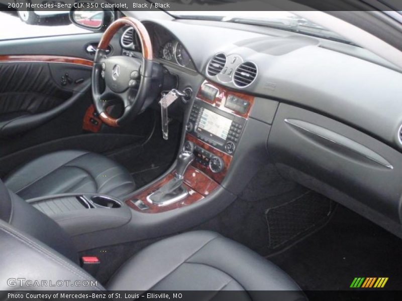 Black / Black 2007 Mercedes-Benz CLK 350 Cabriolet