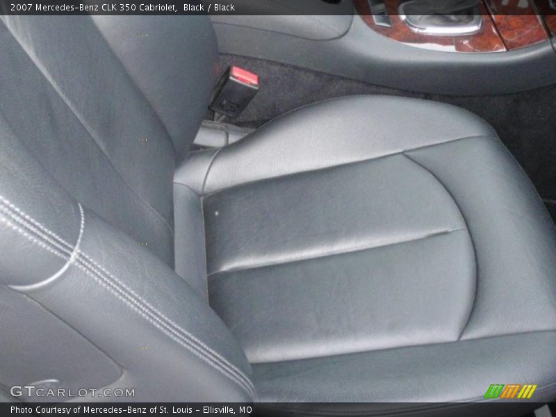 Black / Black 2007 Mercedes-Benz CLK 350 Cabriolet