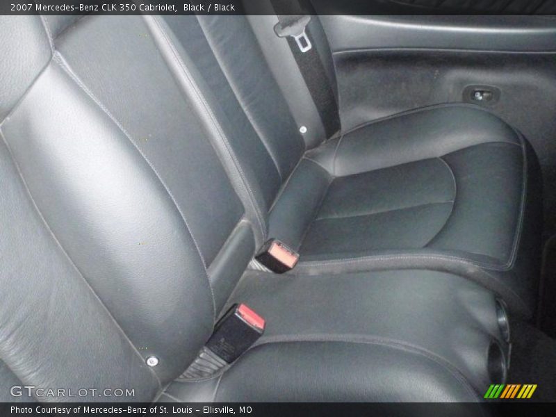 Black / Black 2007 Mercedes-Benz CLK 350 Cabriolet