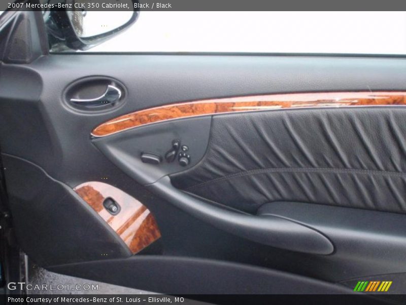 Black / Black 2007 Mercedes-Benz CLK 350 Cabriolet