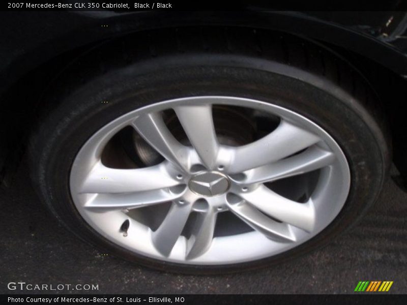 Black / Black 2007 Mercedes-Benz CLK 350 Cabriolet