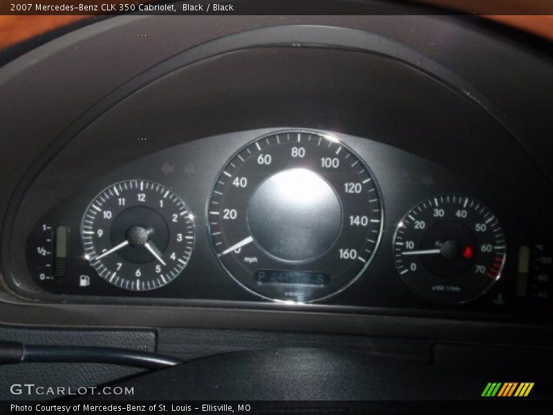 Black / Black 2007 Mercedes-Benz CLK 350 Cabriolet