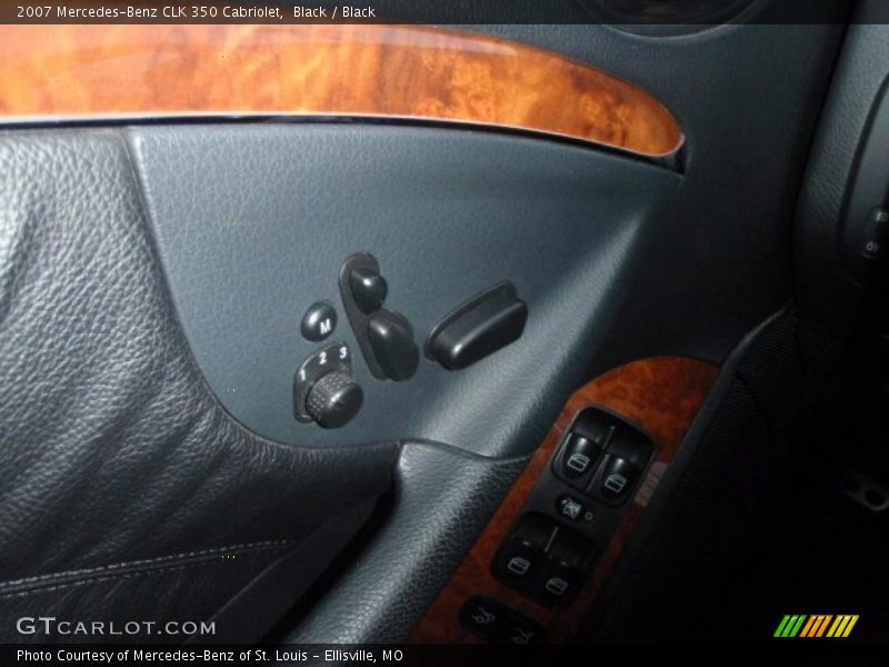 Black / Black 2007 Mercedes-Benz CLK 350 Cabriolet