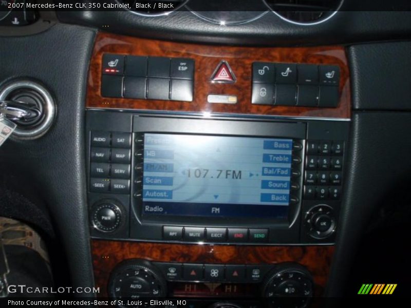 Black / Black 2007 Mercedes-Benz CLK 350 Cabriolet