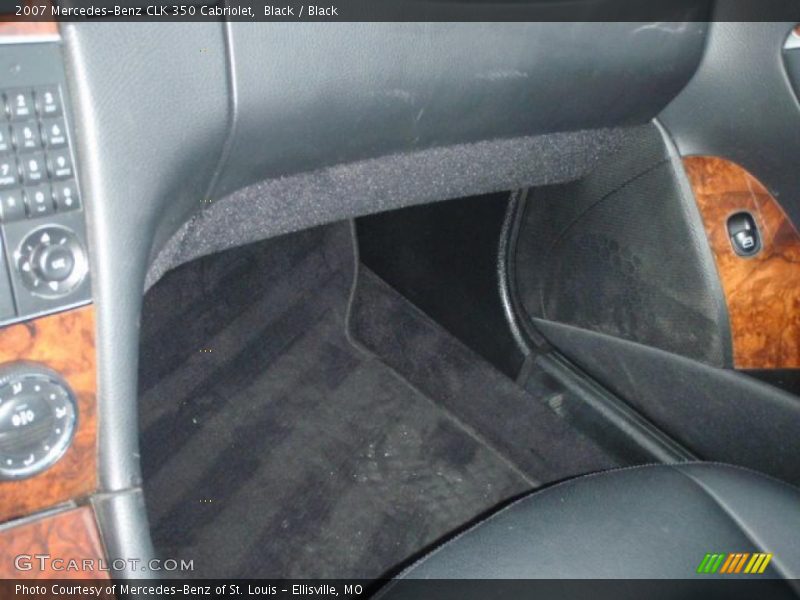 Black / Black 2007 Mercedes-Benz CLK 350 Cabriolet