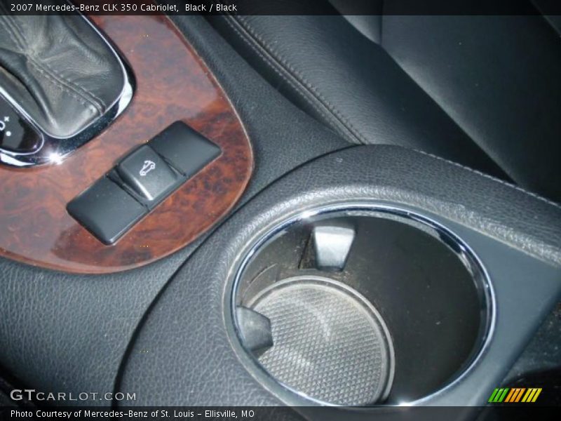 Black / Black 2007 Mercedes-Benz CLK 350 Cabriolet