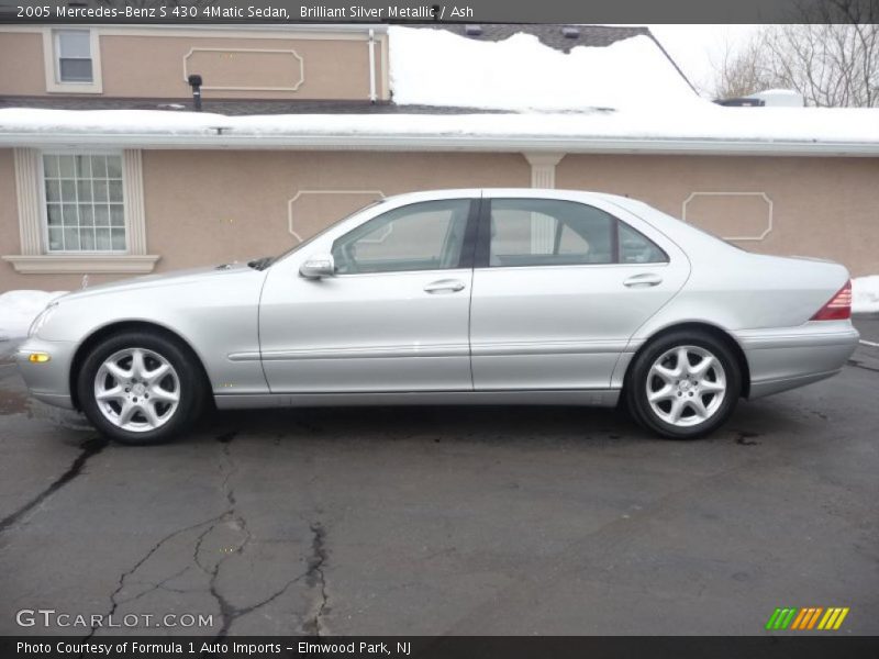 Brilliant Silver Metallic / Ash 2005 Mercedes-Benz S 430 4Matic Sedan