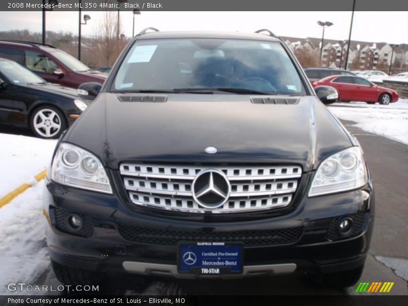 Black / Black 2008 Mercedes-Benz ML 350 4Matic