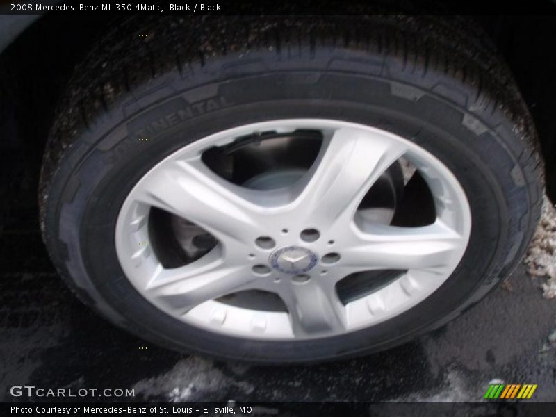 Black / Black 2008 Mercedes-Benz ML 350 4Matic