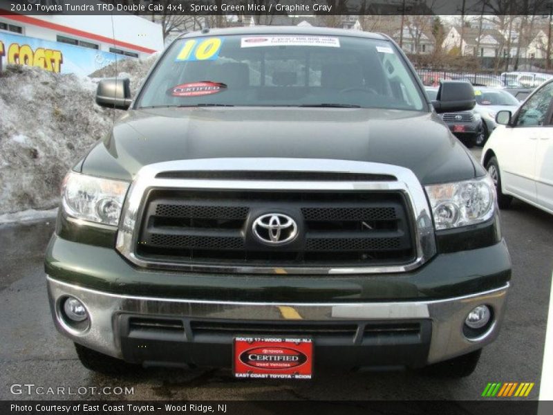 Spruce Green Mica / Graphite Gray 2010 Toyota Tundra TRD Double Cab 4x4