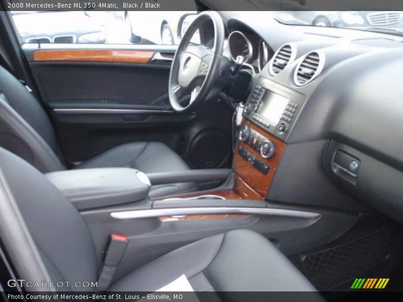 Black / Black 2008 Mercedes-Benz ML 350 4Matic