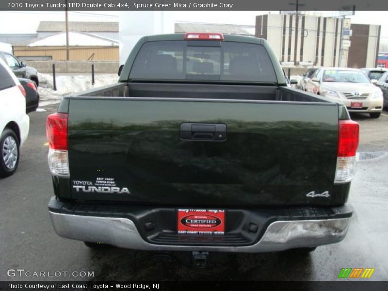 Spruce Green Mica / Graphite Gray 2010 Toyota Tundra TRD Double Cab 4x4