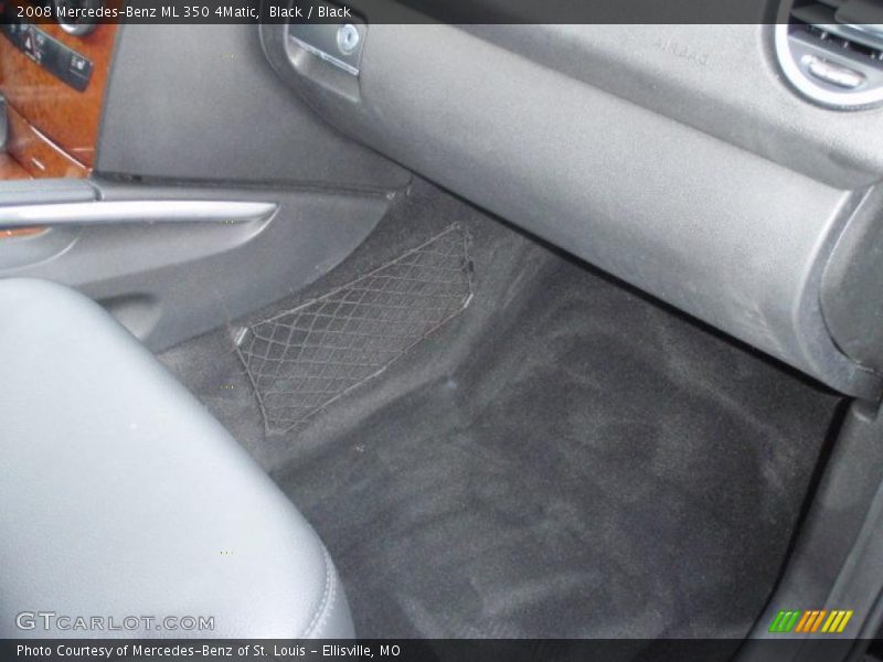 Black / Black 2008 Mercedes-Benz ML 350 4Matic