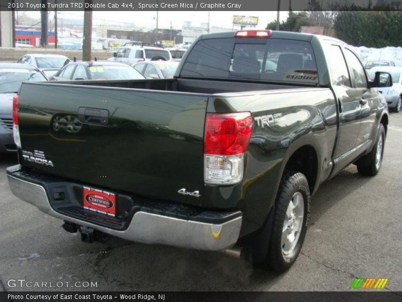 Spruce Green Mica / Graphite Gray 2010 Toyota Tundra TRD Double Cab 4x4